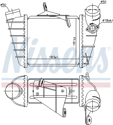 Nissens Interkoeler 961200