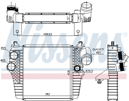 Nissens Interkoeler 961204