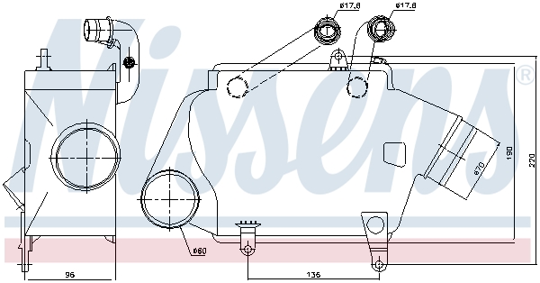 Nissens Interkoeler 961205