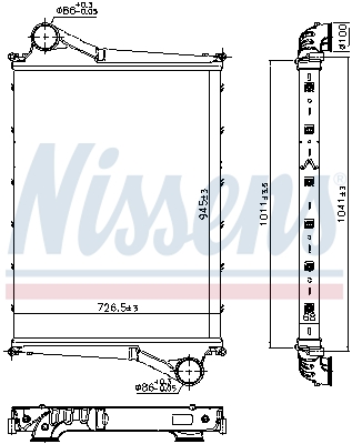 Interkoeler Nissens 961261