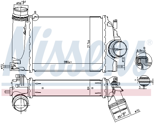 Nissens Interkoeler 961266