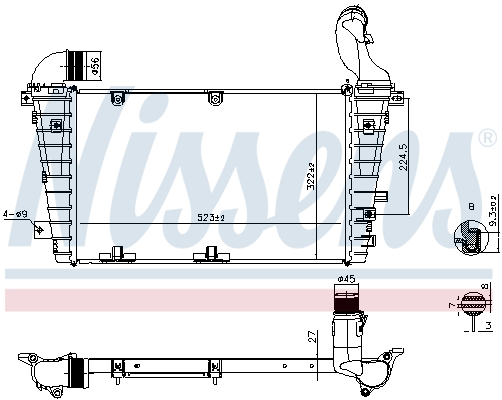 Interkoeler Nissens 961267