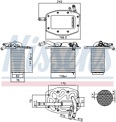 Interkoeler Nissens 961297