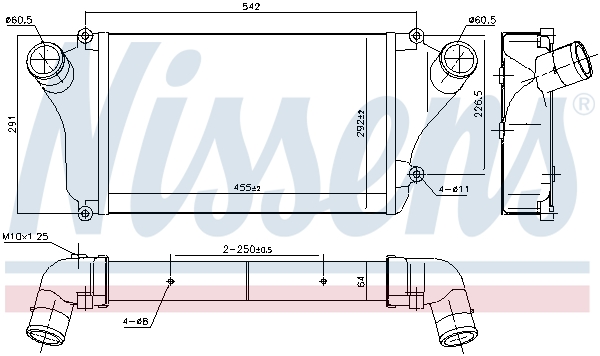 Interkoeler Nissens 961301