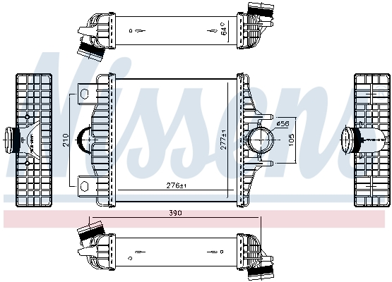 Nissens Interkoeler 961427