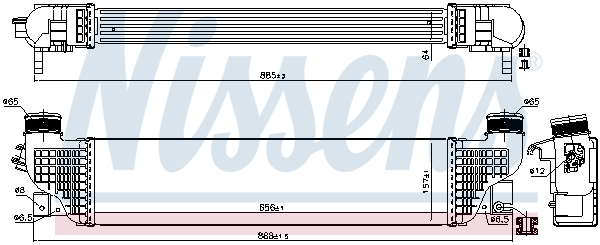 Interkoeler Nissens 961463