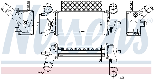 Nissens Interkoeler 961486