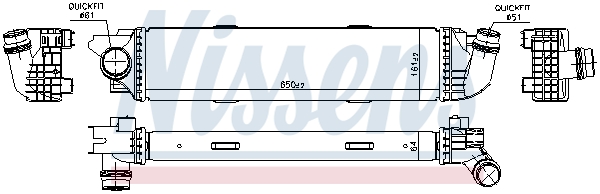 Nissens Interkoeler 96149