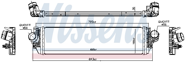 Nissens Interkoeler 961504