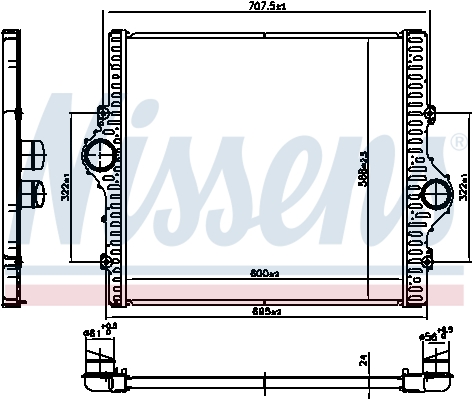 Nissens Interkoeler 961506