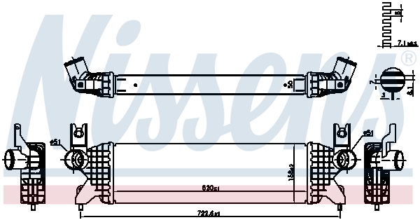 Nissens Interkoeler 961507