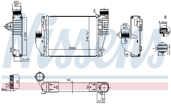 Nissens Interkoeler 961523