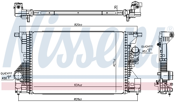 Nissens Interkoeler 961560