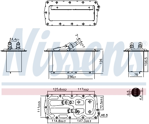 Interkoeler Nissens 96158