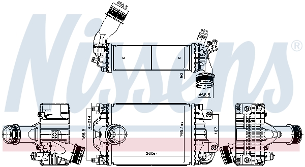 Nissens Interkoeler 961598