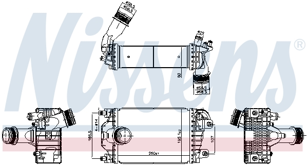 Nissens Interkoeler 961602