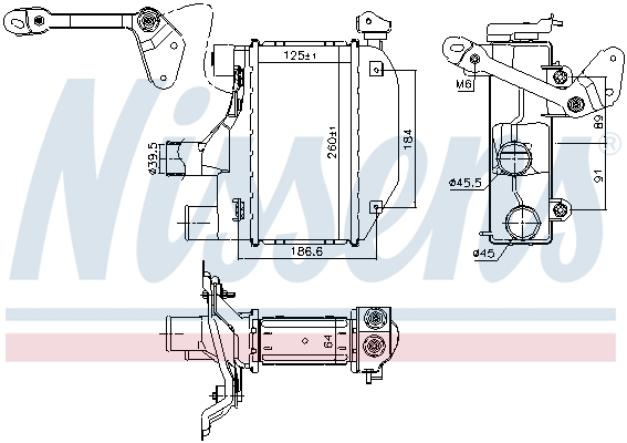 Nissens Interkoeler 96164