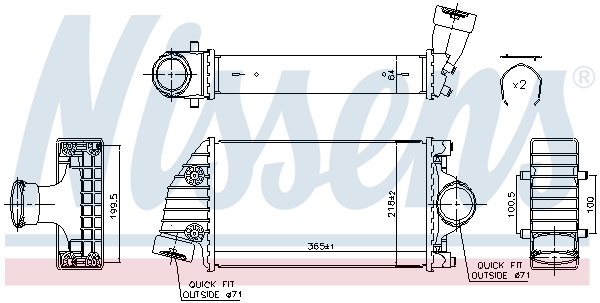 Nissens Interkoeler 96175