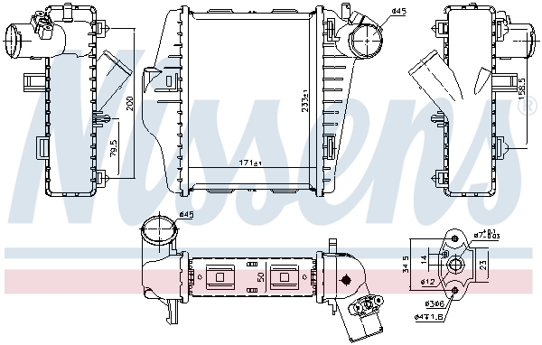 Nissens Interkoeler 96177