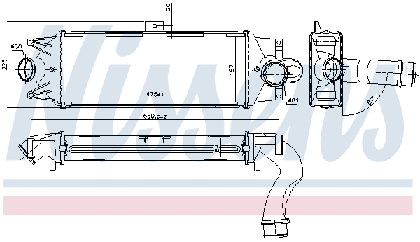 Nissens Interkoeler 96202