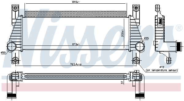 Nissens Interkoeler 96222