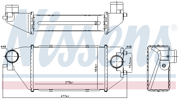 Nissens Interkoeler 96231