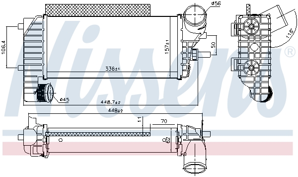 Nissens Interkoeler 96251