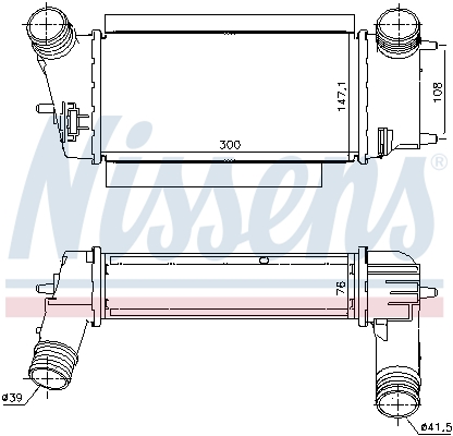 Nissens Interkoeler 96252