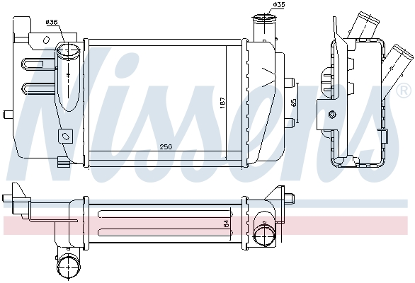 Nissens Interkoeler 96262