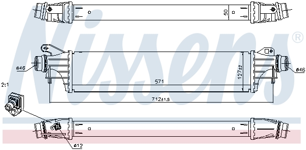 Nissens Interkoeler 96312