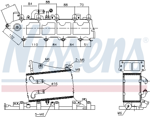 Nissens Interkoeler 96316