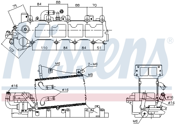 Nissens Interkoeler 96317