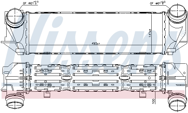 Nissens Interkoeler 96321