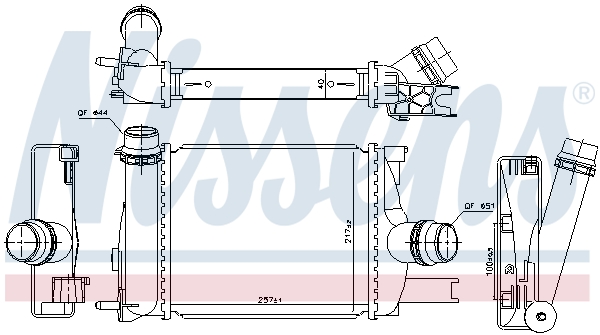 Nissens Interkoeler 96328