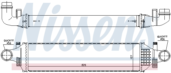 Nissens Interkoeler 96335