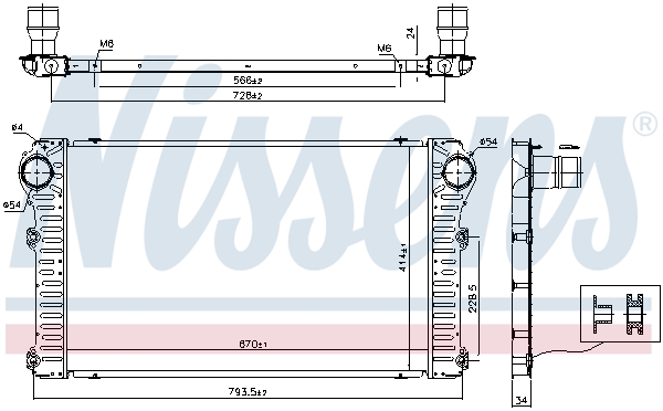 Nissens Interkoeler 96347