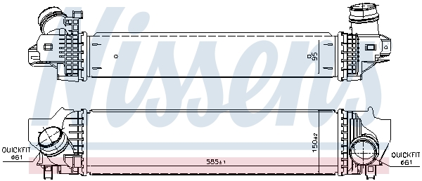 Nissens Interkoeler 96377