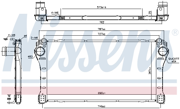 Nissens Interkoeler 96401