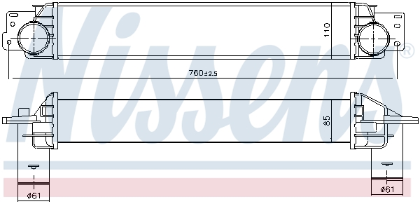 Nissens Interkoeler 96411