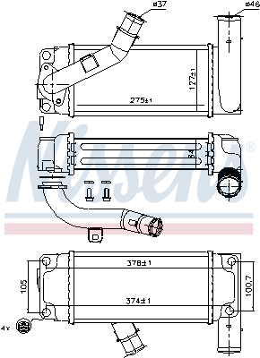 Nissens Interkoeler 96428
