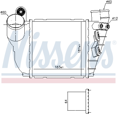 Nissens Interkoeler 96488