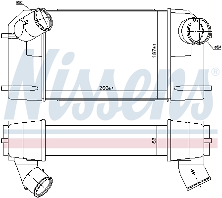 Nissens Interkoeler 96489