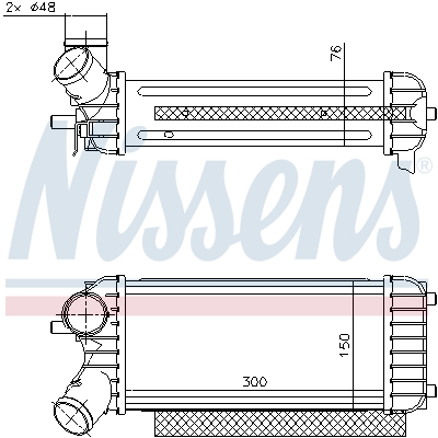 Nissens Interkoeler 96491