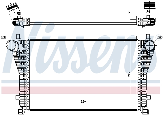 Nissens Interkoeler 96494