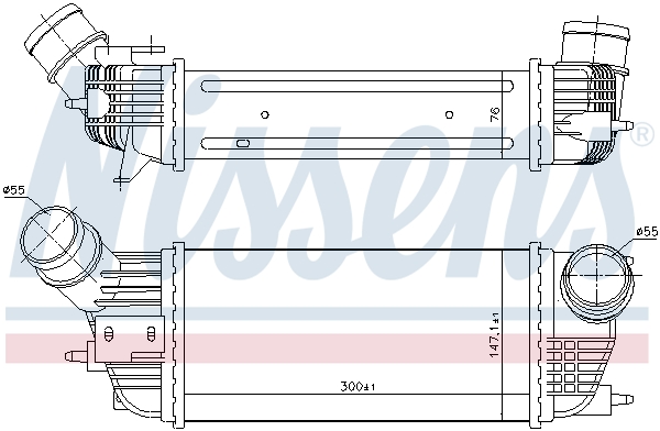 Nissens Interkoeler 96497