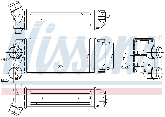 Nissens Interkoeler 96514