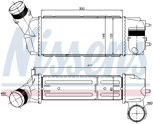 Nissens Interkoeler 96515