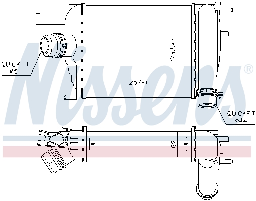 Nissens Interkoeler 96529