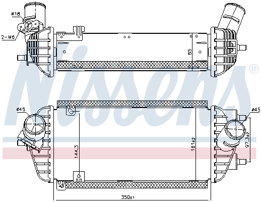 Nissens Interkoeler 96538