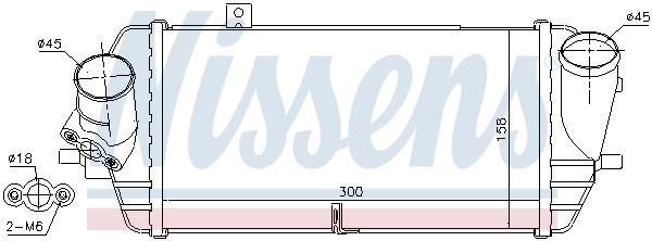 Nissens Interkoeler 96539